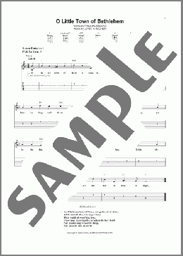O Little Town Of Bethlehem(Lewis H. Redner/Phillips Brooks) 楽譜 ギター（ソロ） ダウンロード