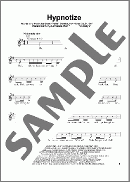 Hypnotize(The Notorious B.I.G.) 楽譜 その他 ダウンロード