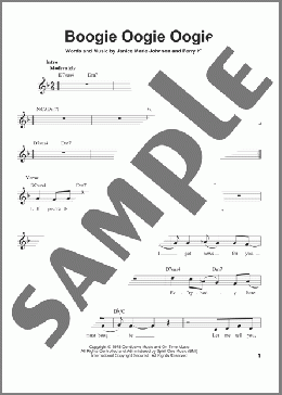 Boogie Oogie Oogie(A Taste Of Honey) 楽譜 その他 ダウンロード