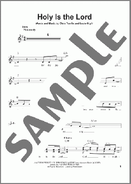 Holy Is The Lord(Chris Tomlin/Bethany Dillon) 楽譜 その他 ダウンロード