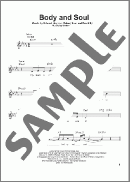 Body And Soul(Tony Bennett & Amy Winehouse) 楽譜 その他 ダウンロード