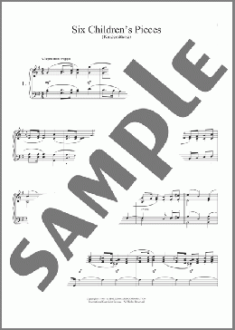 Six Children's Pieces (Kinderstucke), Op. 72(Felix Mendelssohn) 楽譜 ピアノ（ソロ） ダウンロード