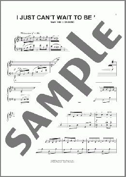 I Just Can't Wait To Be King [Ragtime version] (from The Lion King) (arr. Phillip Keveren)(Tim Rice/Elton John) 楽譜 ピアノ（ソロ） ダウンロード