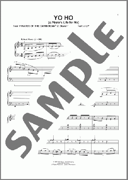 Yo Ho (A Pirate's Life For Me) [Ragtime version] (arr. Phillip Keveren)(George Bruns/Xavier Atencio) 楽譜 ピアノ（ソロ） ダウンロード