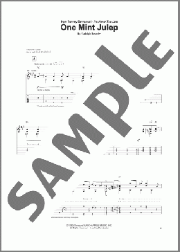 One Mint Julep(Chet Atkins/Ray Charles/Tommy Emmanuel) 楽譜 ギター（ソロ） ダウンロード