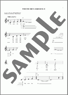 When The Saints Go Marching In(James M. Black/Katherine E. Purvis) 楽譜 その他 ダウンロード