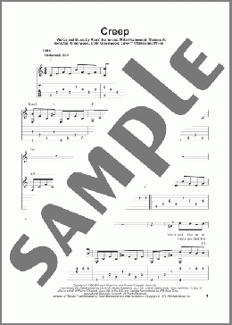 Creep(Radiohead) 楽譜 ギター（その他） ダウンロード