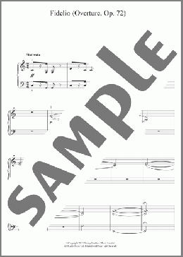 Fidelio (Overture, Op. 72)(Ludwig Van Beethoven) 楽譜 ピアノ（ソロ） ダウンロード