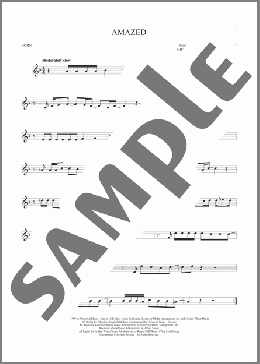 Amazed(Lonestar) 楽譜 ホルンソロ ダウンロード