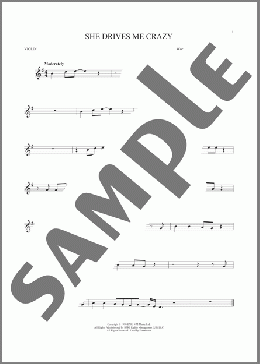She Drives Me Crazy(Fine Young Cannibals) 楽譜 バイオリン ダウンロード
