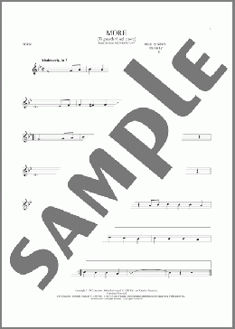 More (Ti Guardero Nel Cuore)(Kai Winding) 楽譜 ホルンソロ ダウンロード