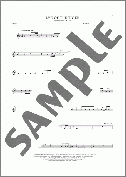Eye Of The Tiger(Survivor) 楽譜 ホルンソロ ダウンロード