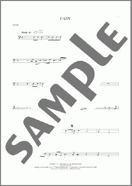 Easy(The Commodores) 楽譜 チェロ ダウンロード