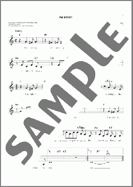 I'm Sorry(Brenda Lee) 楽譜 その他 ダウンロード