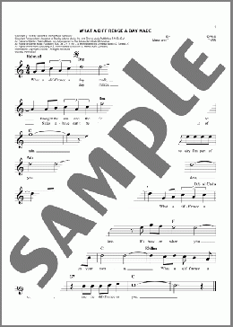 What A Diff'rence A Day Made(Stanley Adams) 楽譜 その他 ダウンロード