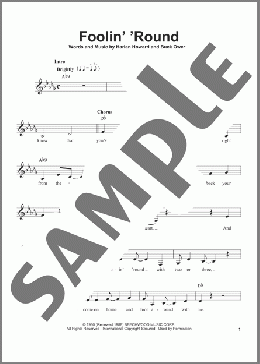 Foolin' 'Round(Buck Owens/Patsy Cline) 楽譜 その他 ダウンロード