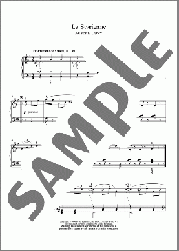 La Styrienne, Op. 100, No. 14(Friedrich Burgmuller) 楽譜 ピアノ（ソロ） ダウンロード