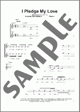 I Pledge My Love(Peaches & Herb) 楽譜 その他 ダウンロード