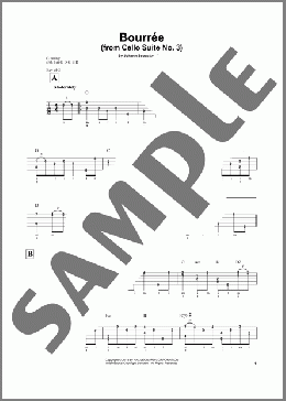 Cello Suite No. 3, BWV 1009 ”Bourree I”(Johann Sebastian Bach) 楽譜 その他 ダウンロード