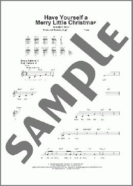Have Yourself A Merry Little Christmas(Hugh Martin/Ralph Blane) 楽譜 メロディ ダウンロード