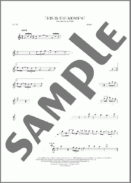 This Is The Moment(Frank Wildhorn) 楽譜 フルート ダウンロード