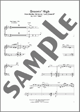 Groovin' High(Charlie Parker) 楽譜 ピアノ（ソロ） ダウンロード