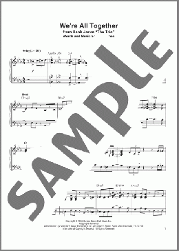 We're All Together(Hank Jones) 楽譜 ピアノ（ソロ） ダウンロード