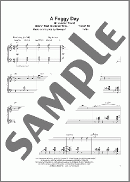 A Foggy Day (In London Town)(Red Garland) 楽譜 ピアノ（ソロ） ダウンロード