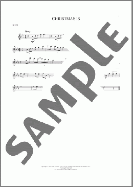 Christmas Is(Percy Faith/Spence Maxwell) 楽譜 フルート ダウンロード