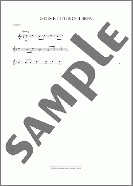 O Come, Little Children(J.P.A. Schulz/C. von Schmidt) 楽譜 トランペット（ソロ） ダウンロード