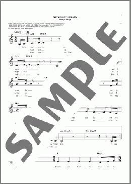Breath Of Heaven (Mary's Song)(Amy Grant) 楽譜 その他 ダウンロード