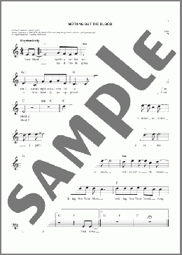 Nothing But The Blood(Matt Redman) 楽譜 その他 ダウンロード