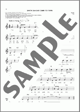 Santa Claus Is Comin' To Town(J. Fred Coots/Haven Gillespie) 楽譜 その他 ダウンロード