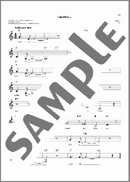 Snowfall(Tony Bennett) 楽譜 その他 ダウンロード