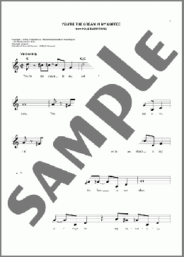 You're The Cream In My Coffee(B.G. DeSylva) 楽譜 その他 ダウンロード