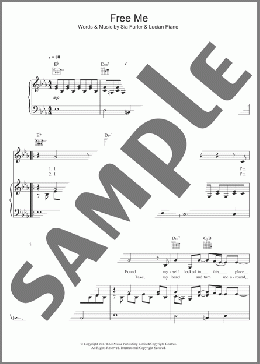 Free Me(Sia) 楽譜 その他 ダウンロード