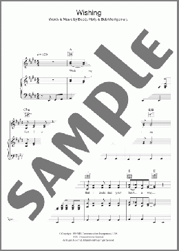 Wishing(Buddy Holly) 楽譜 その他 ダウンロード