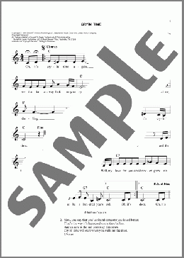 Cryin' Time(Buck Owens) 楽譜 その他 ダウンロード
