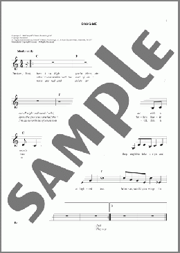 Dang Me(Roger Miller) 楽譜 その他 ダウンロード