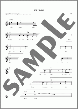 Give Thanks(Henry Smith) 楽譜 その他 ダウンロード