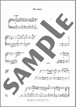 Gavotta(Domenico Zipoli) 楽譜 ピアノ（ソロ） ダウンロード