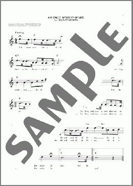 Ah! Sweet Mystery Of Life(Victor Herbert) 楽譜 その他 ダウンロード