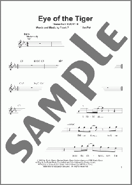 Eye Of The Tiger(Survivor) 楽譜 その他 ダウンロード