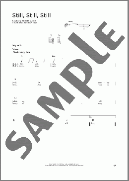 Still, Still, Still(Salzburg Melody, c.1819) 楽譜 ギターリード ダウンロード