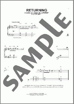 Returning (in G Minor)(George Winston) 楽譜 ピアノ（ソロ） ダウンロード