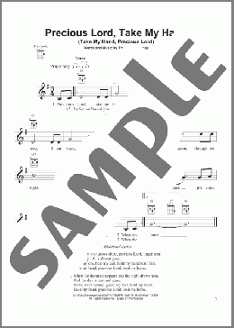 Precious Lord, Take My Hand (Take My Hand, Precious Lord)(Thomas A. Dorsey) 楽譜 ウクレレ（弾き語り） ダウンロード