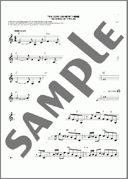The John Dunbar Theme(John Barry) 楽譜 その他 ダウンロード