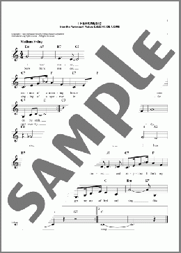 I Hear Music(Hampton Hawes) 楽譜 その他 ダウンロード