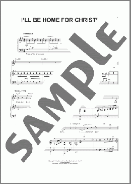 I'll Be Home For Christmas(Kim Gannon/Walter Kent) 楽譜 ピアノ & ボーカル ダウンロード