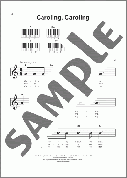 Caroling, Caroling(Alfred Burt) 楽譜 ピアノ（ソロ） ダウンロード